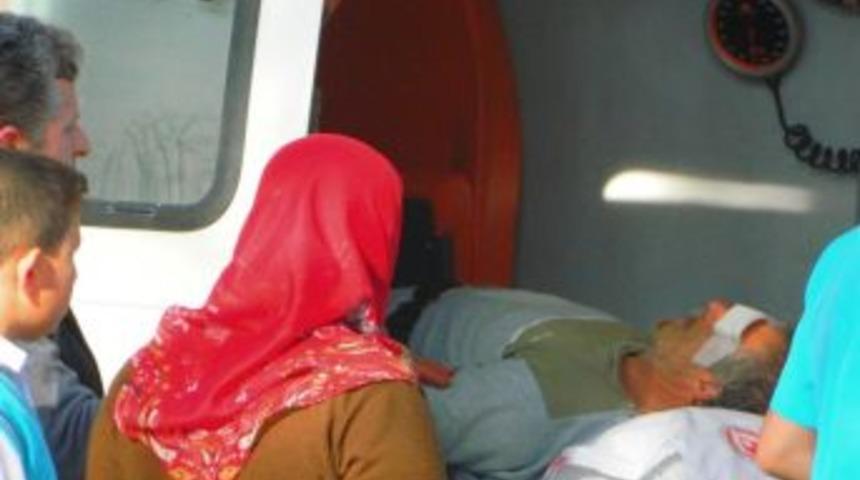 Osmancık'ta inşaattan d&uuml;şen usta ağır yaralandı