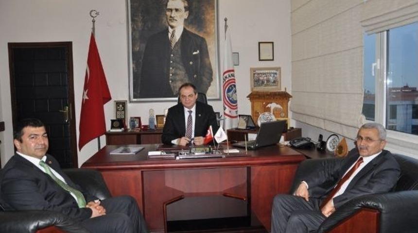 İ&ccedil; Denet&ccedil;i Tekin&rsquo;den Başkan Dalgı&ccedil;&rsquo;a Ziyaret