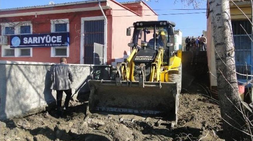 Sungurlu'da Alt Yapı &Ccedil;alışmaları