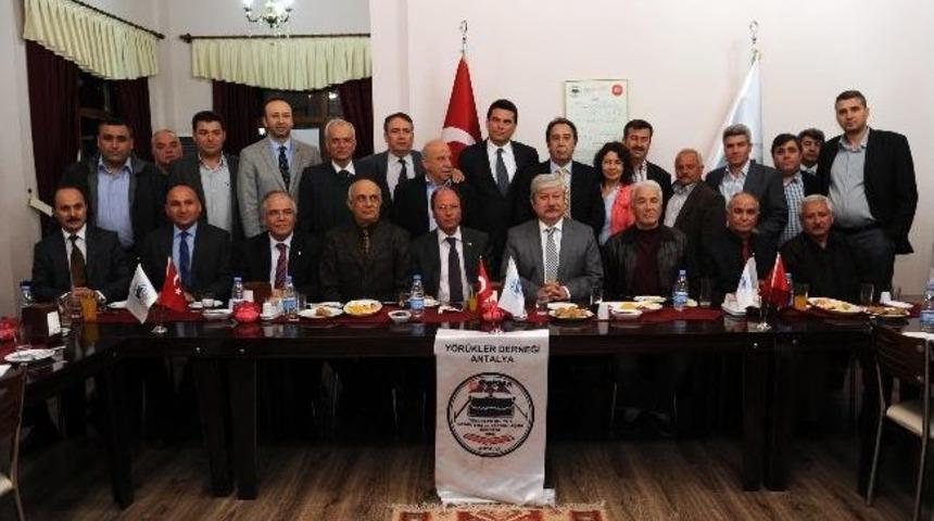 Başkan Akaydın Y&ouml;r&uuml;klerle Buluştu