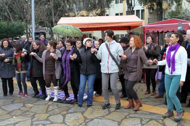 Muğla'da Kadına Şiddet Dansla Protesto Edildi