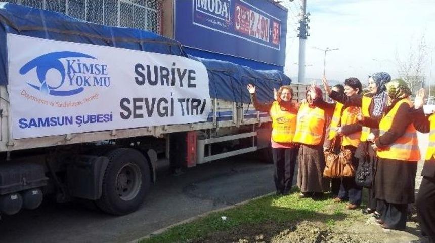 Samsun'dan Suriye'ye Sevgi Tır&rsquo;ı