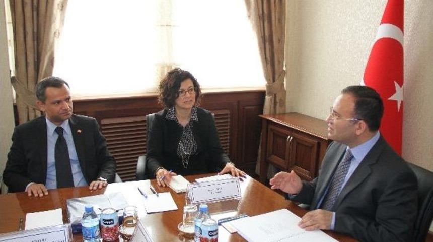 Bekir Bozdağ, Almanya Ne0-nazi Cinayetlerini Araştırma Komisyonu Başkanı Edath'i Ve Beraberindeki Heyeti Kabul Etti