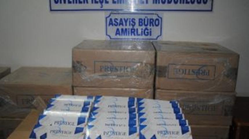 Siverek'te 9 Bin Paket Ka&ccedil;ak Sigara Ele Ge&ccedil;irildi