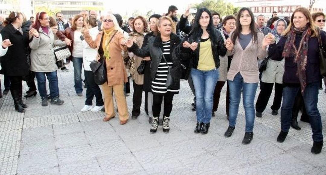 Kadına Şiddete Karşı &lsquo;gangnam Style&rsquo;li Dans