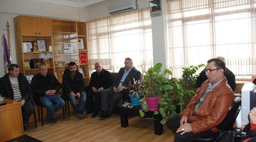 Mhp İl&ccedil;e Teşkilatı Odaları Ziyaret Etti