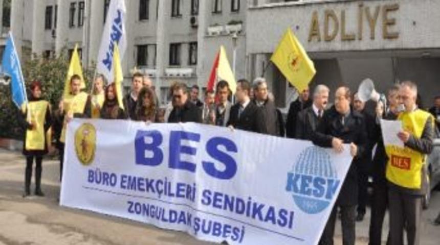Bes&rsquo;ten Adliye &Ouml;n&uuml;nde Basın A&ccedil;ıklaması