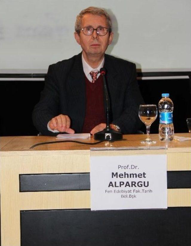 Sa&uuml; de  orta Doğu Ve T&uuml;rkmenler  Konulu Panel 1