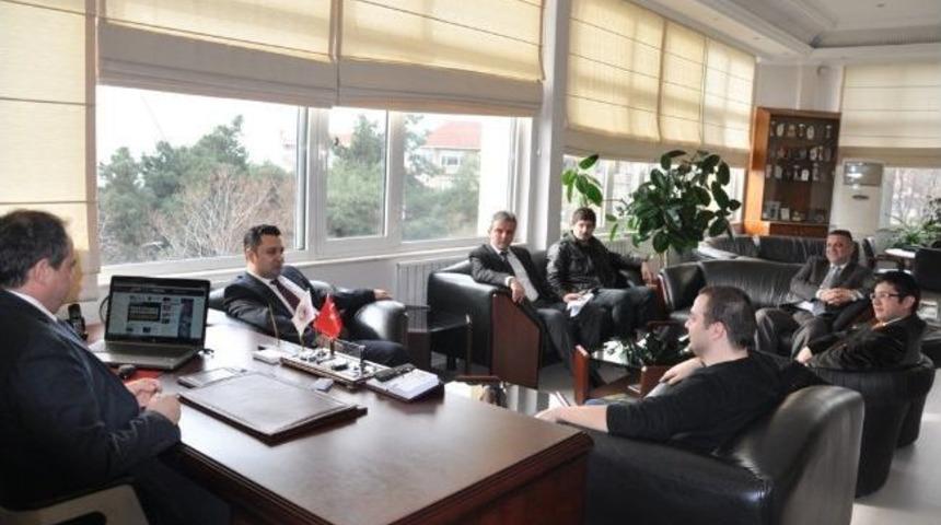 Chp Malkara İl&ccedil;e Teşkilatı&rsquo;ndan Başkana Ziyaret