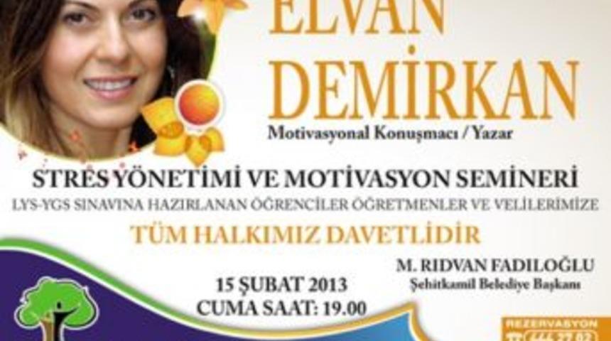 Şehitkamil Belediyesi'nden 'stres Y&ouml;netimi Ve Motivasyon' Semineri