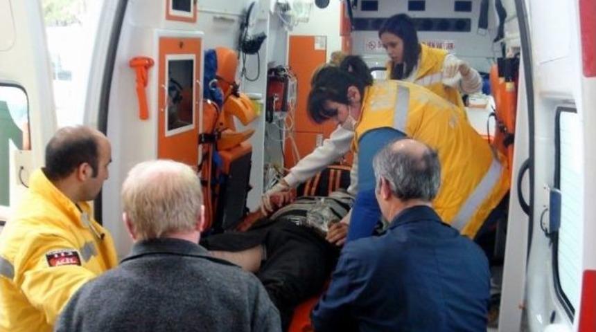 Hızlı Tren İnşaatından D&uuml;şen İş&ccedil;i Ağır Yaralandı