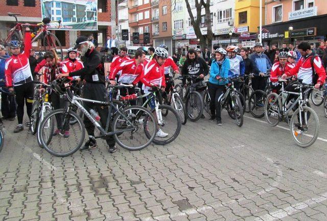 Sakin Şehir Perşembe'de Bisiklet Şenliği Düzenlendi