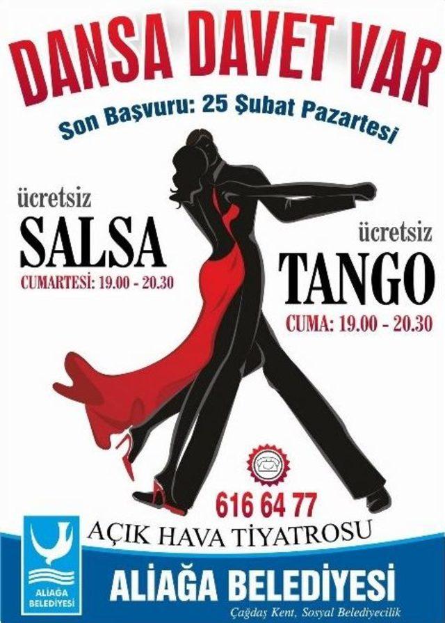 Aliağa Belediyesi, Salsa Ve Tango Kursları Başlatıyor