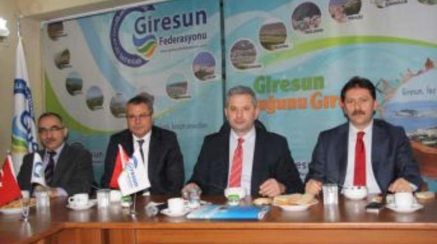 Giresun Federasyonu B&uuml;rokratları Ağırladı