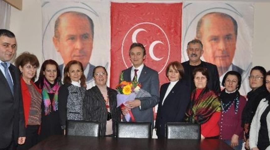 Kent Konseyi Kadın Meclisi&rsquo;nden, Mhp&rsquo;ye Ziyaret