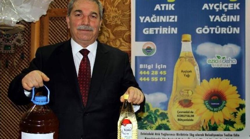 5 Litre Atık Yağ Getirene 1 Litre Yeni Yağ