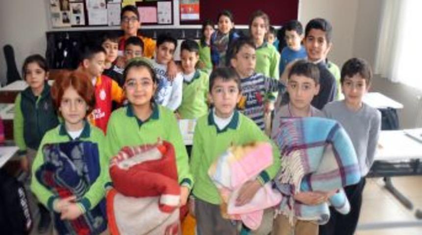 Beşerli &Ouml;ğrencilerden Suriyeli M&uuml;ltecilere Anlamlı Yardım