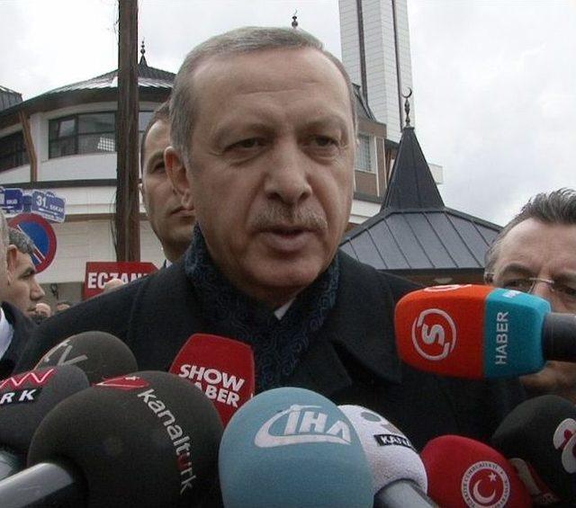 Başbakan Erdoğan Cuma Namazını Beştepe Camii'nde Kıldı