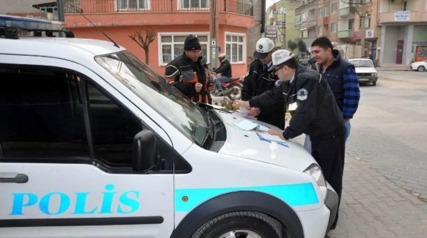 G&ouml;nen'de Motosiklet Denetimi