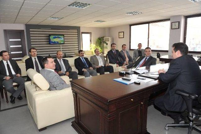 Bilecik Belediyesi&rsquo;nden Boz&uuml;y&uuml;k Belediyesi ne Ziyaret 1