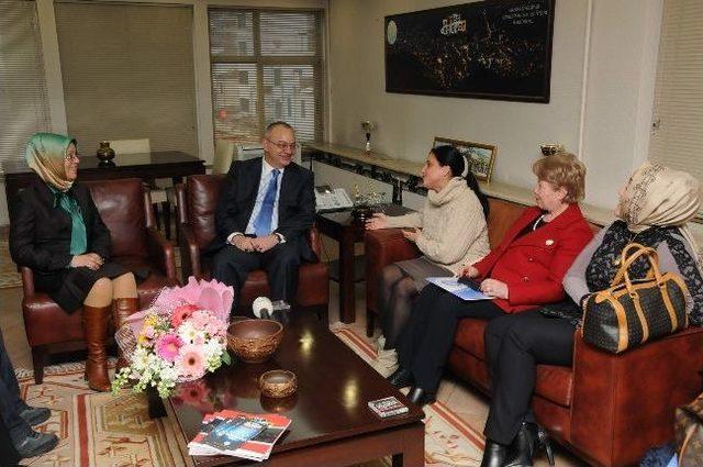 Kadın Girişimcilerden Başkan Erg&uuml;n&rsquo;e Ziyaret 1