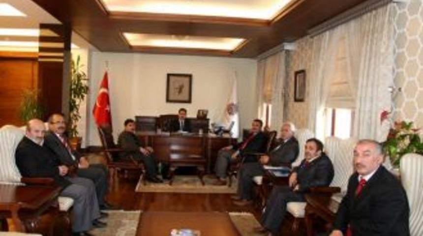 B&uuml;ro Memur-Sen'den Vali Başk&ouml;y'&uuml; Ziyaret
