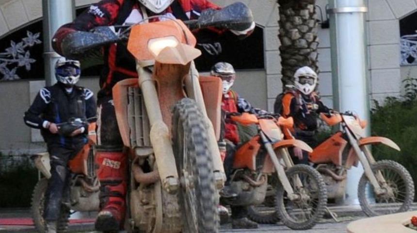 Alman Motokros Ekibi Alanya'da Kampa Girdi