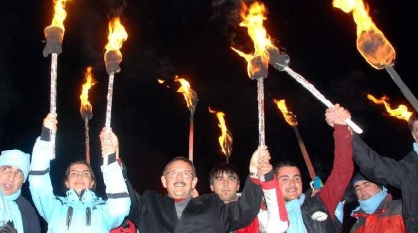 Erciyes Kar Festivaline Renkli A&ccedil;ılış