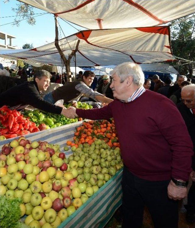 Başkan Akaydın Kaş’ata Vatandaşlarla Buluştu