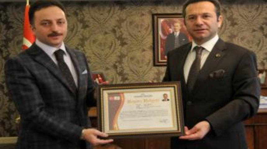 Ordu'ya Atanan Adnan İpekdal Vali Aksoy'a Veda Ziyaretinde Bulundu