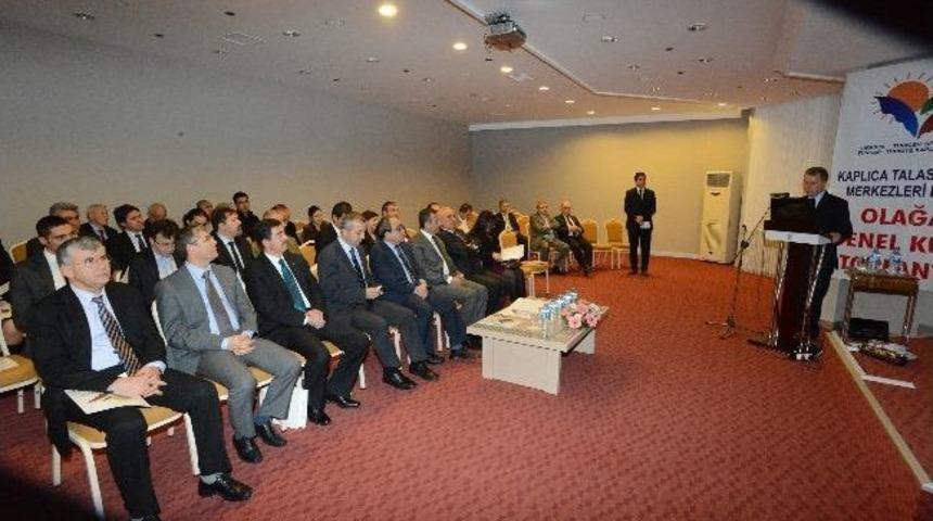 Vali Demir Kaplıca Talasso Ve K&uuml;r Merkezleri Derneği Genel Kurulu&rsquo;na Katıldı