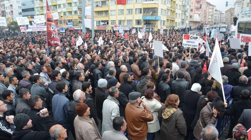 CHP&rsquo;nin &Ccedil;ift&ccedil;i Mitinginde H&uuml;k&uuml;metin Tarım Politikasına Eleştiri