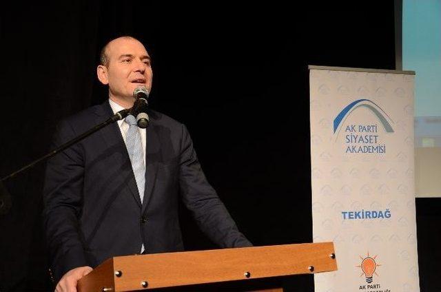 Ak Parti Genel Başkan Yardımcısı Soylu Çorlu`da