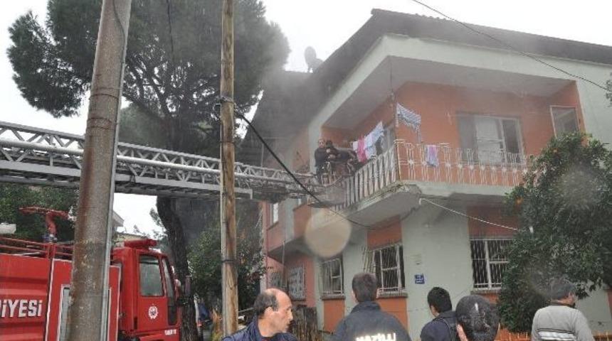 Nazilli&rsquo;de Korkutan Ev Yangını