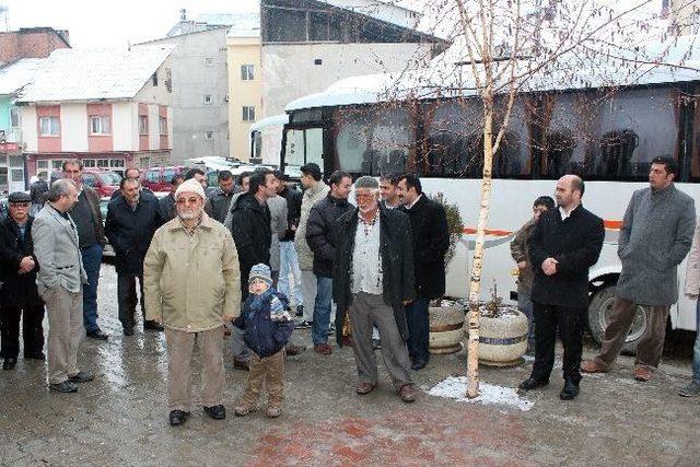 Şiran’da Umre Yolcuları Dualarla Uğurlandı