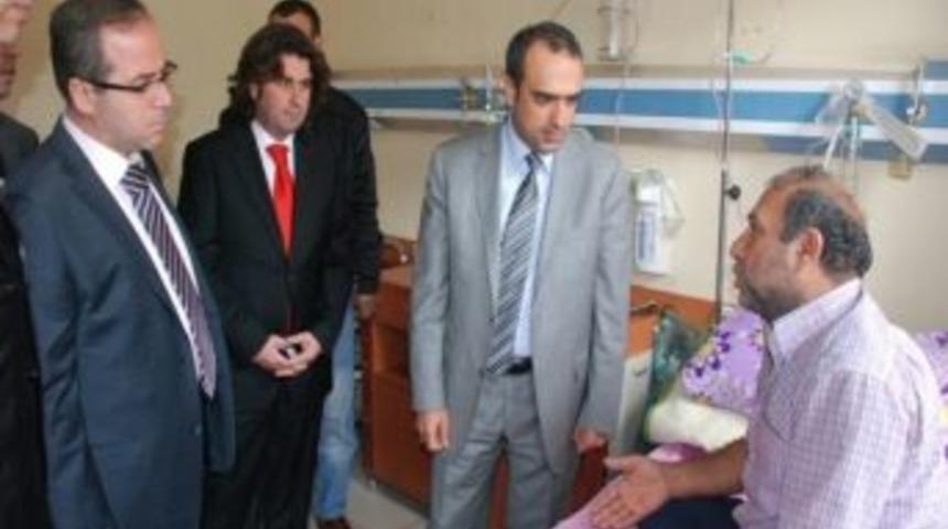 Ak Parti Diyarbakır İl Başkanı Alta&ccedil; Hasta Ziyaretinde Bulundu