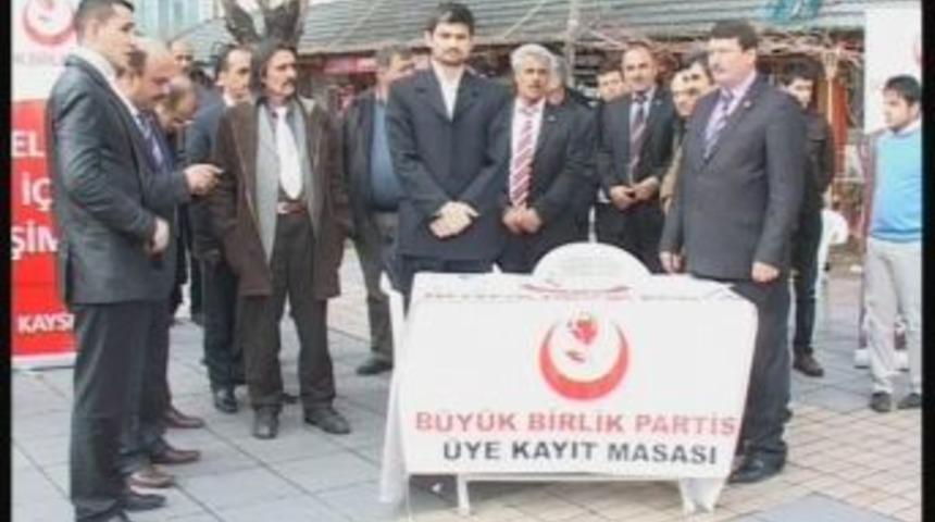 Bbp Kayseri&rsquo;de 100 Bin &Uuml;ye Hedefliyor