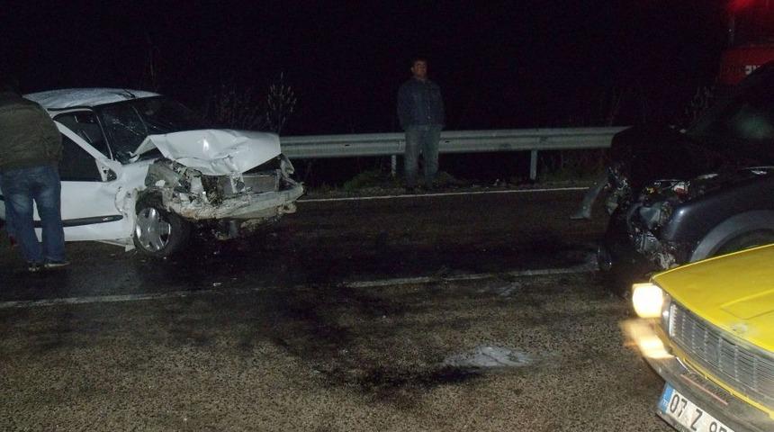 Beymelek Beldesinde Trafik Kazası