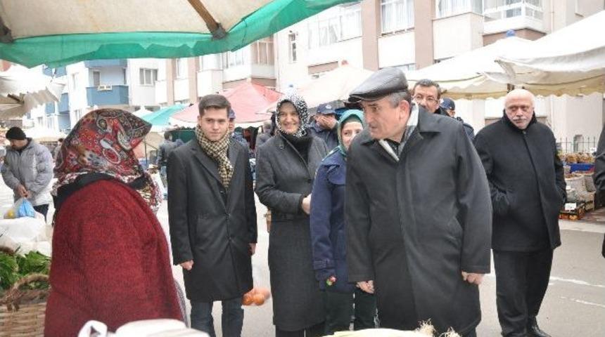 Bolu Belediye Başkanı Yılmaz Pazarda