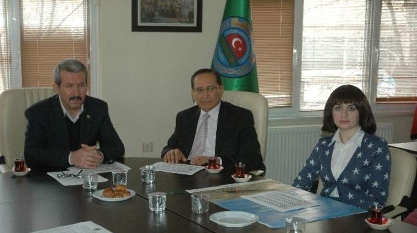 Tmo &Ccedil;orlu Ajansından &Ccedil;orlu Ziraat Odası`na Ekmek İsrafı Kampanyası Ziyareti