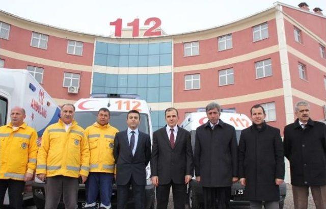 Sağlık Bakanlığı’ndan Erzurum’a 5 Yeni Ambulans