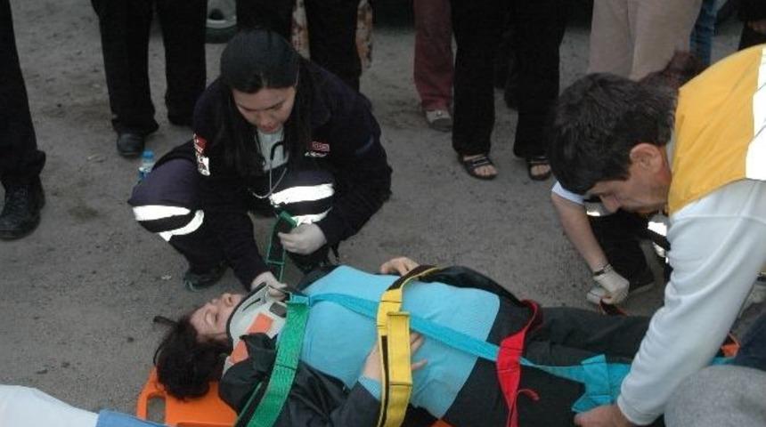 At Arabası Kadını Hastanelik Etti