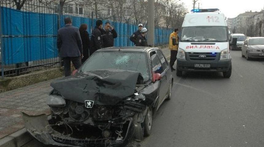 &Ccedil;orlu`da Kaza 1 Yaralı