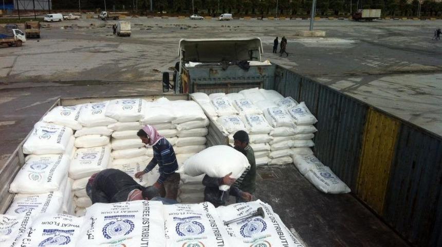 550 Ton Un Suriye&rsquo;ye G&ouml;nderildi