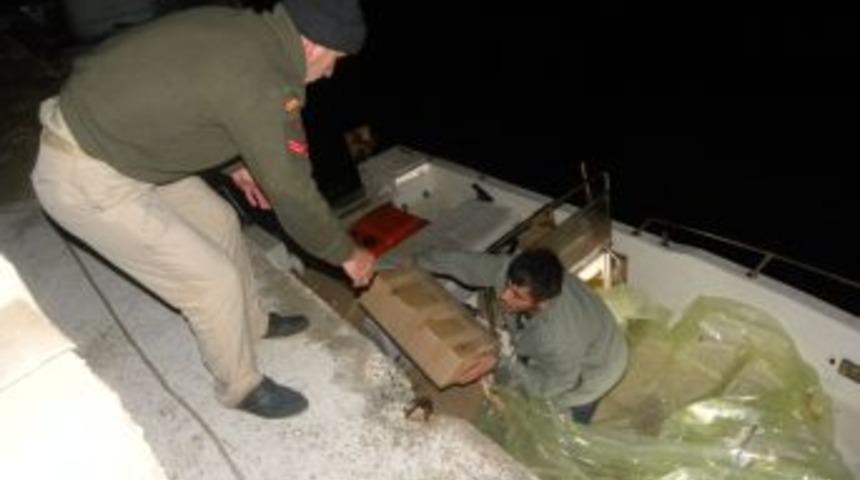 T&uuml;rk-Yunan Deniz Sınırında Ka&ccedil;ak Elektronik Sigara Operasyonu