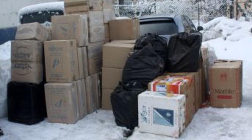 Kars&rsquo;ta Ka&ccedil;ak Sigara Operasyonu