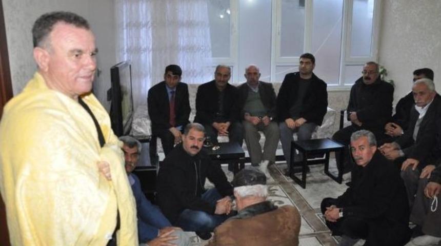 Sadak'tan Kurtalan Belediye Başkanı Yılmaz&rsquo;a Ge&ccedil;miş Olsun Ziyareti