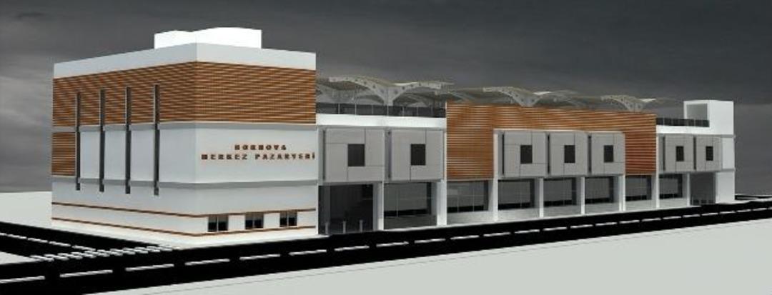 Bornova Merkez Pazaryeri İnşaatı Başladı