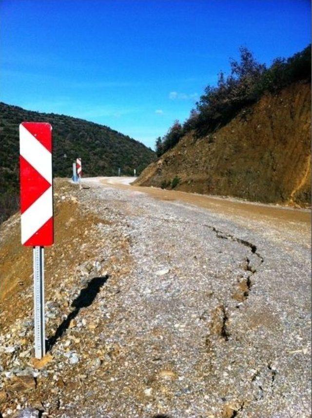 Köy Yollarında Heyelan Tehlikesi