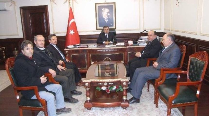 Yerk&ouml;y İdmanyurduspor Y&ouml;neticilerinden Vali Yazıcı&rsquo;ya Ziyaret